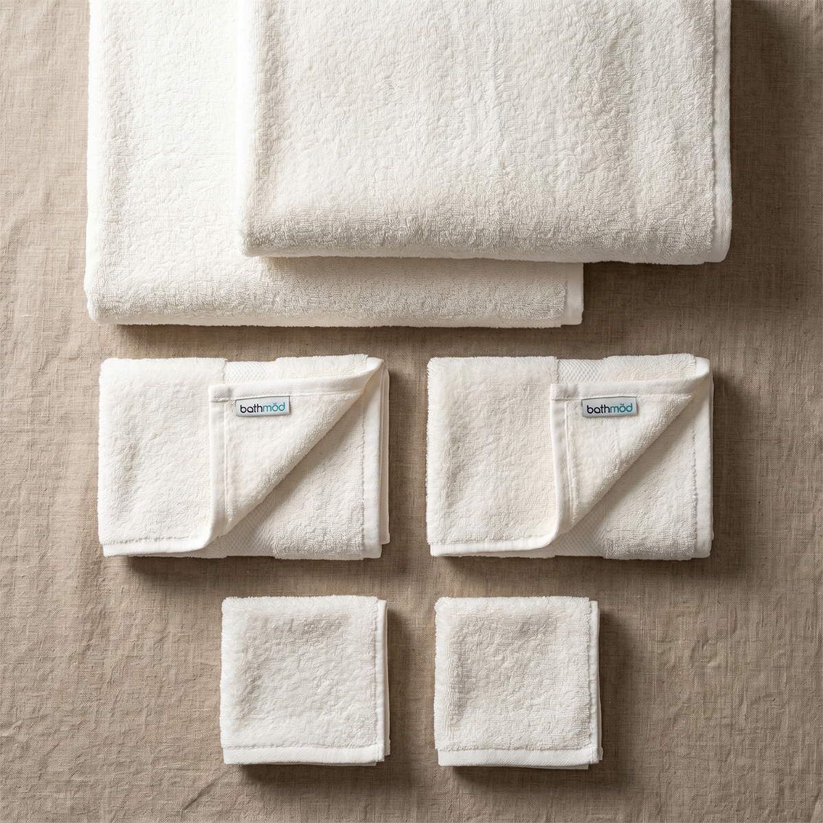 Set Asciugamani Bio 6 Pezzi - Lusso Organico