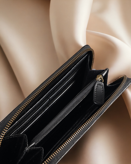 Portafoglio Kivik con Zip in Pelle di Mela Vegana
