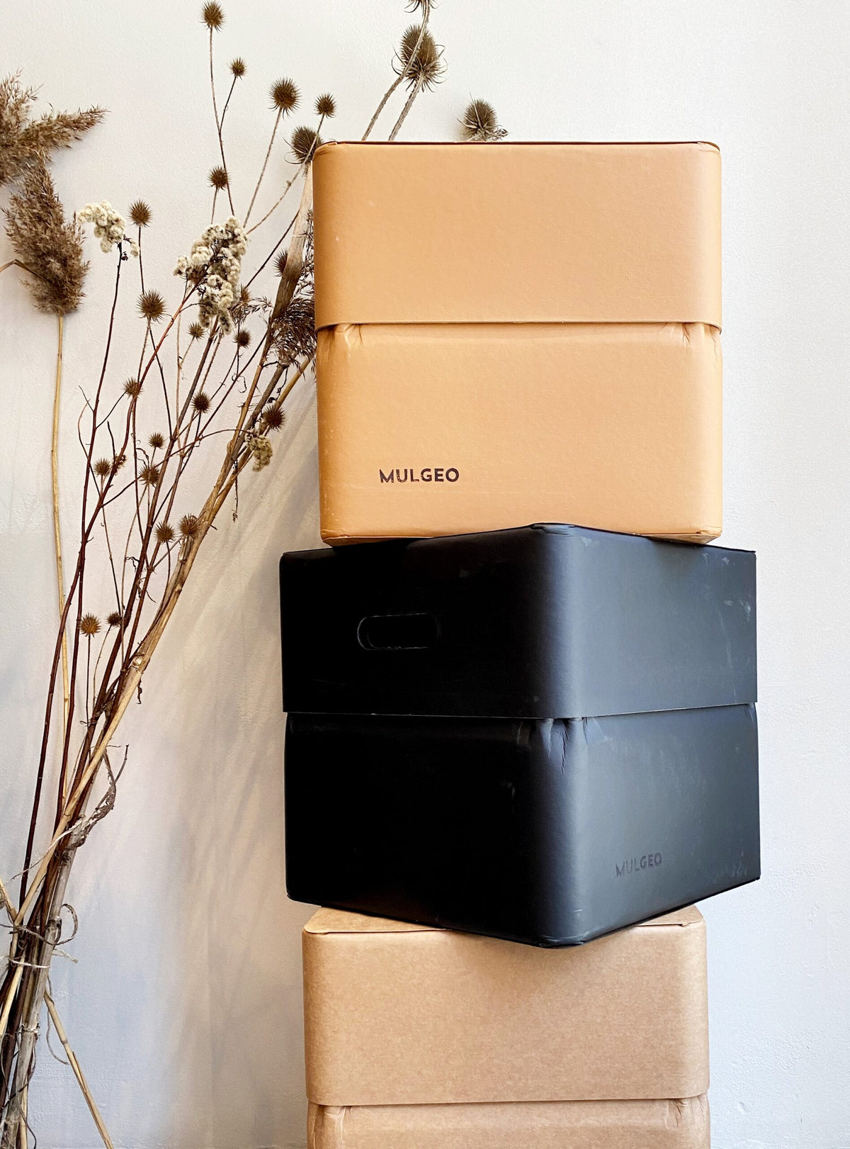 MULGEO Box-chair H46 black